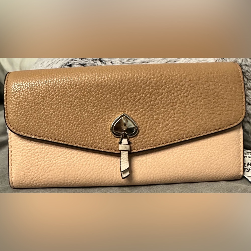 Kate Spade Tan Leather Wallet